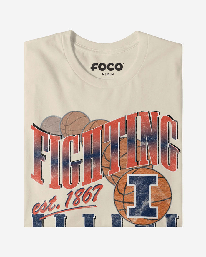 Illinois Fighting Illini Baller Bounce T-Shirt FOCO - FOCO.com