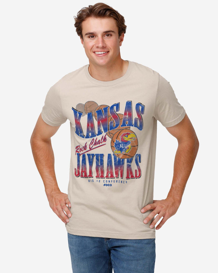 Kansas Jayhawks Baller Bounce T-Shirt FOCO - FOCO.com