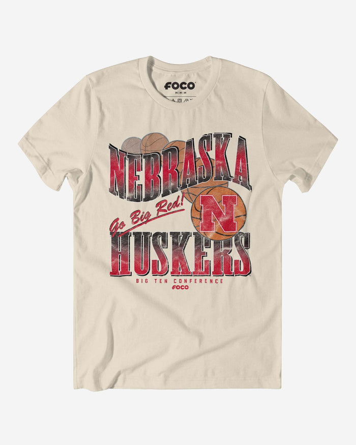 Nebraska Cornhuskers Baller Bounce T-Shirt FOCO S - FOCO.com