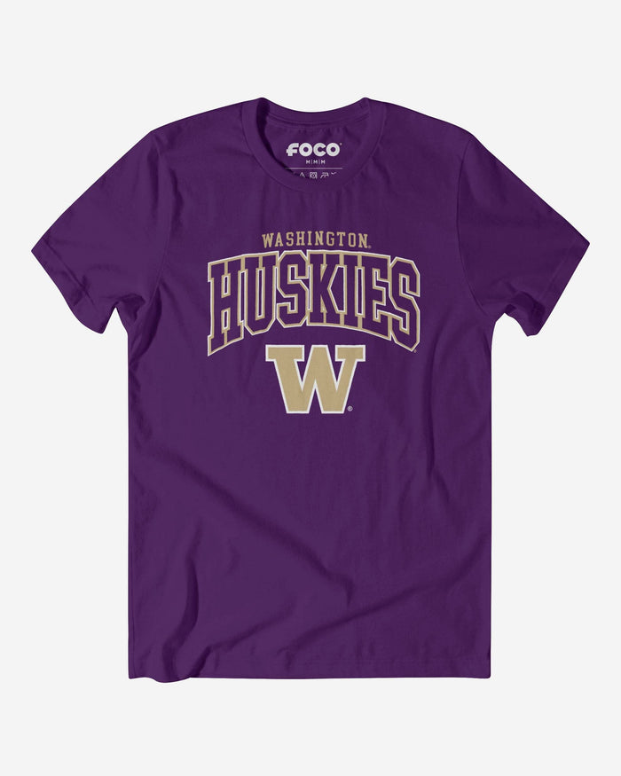 Washington Huskies Classic Logo T-Shirt FOCO Team Purple S - FOCO.com