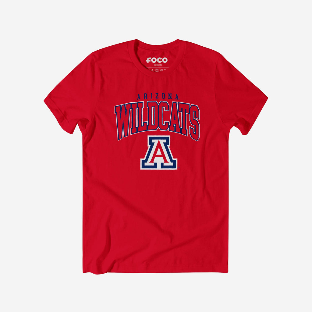 Arizona Wildcats Classic Logo T-Shirt FOCO Red S - FOCO.com