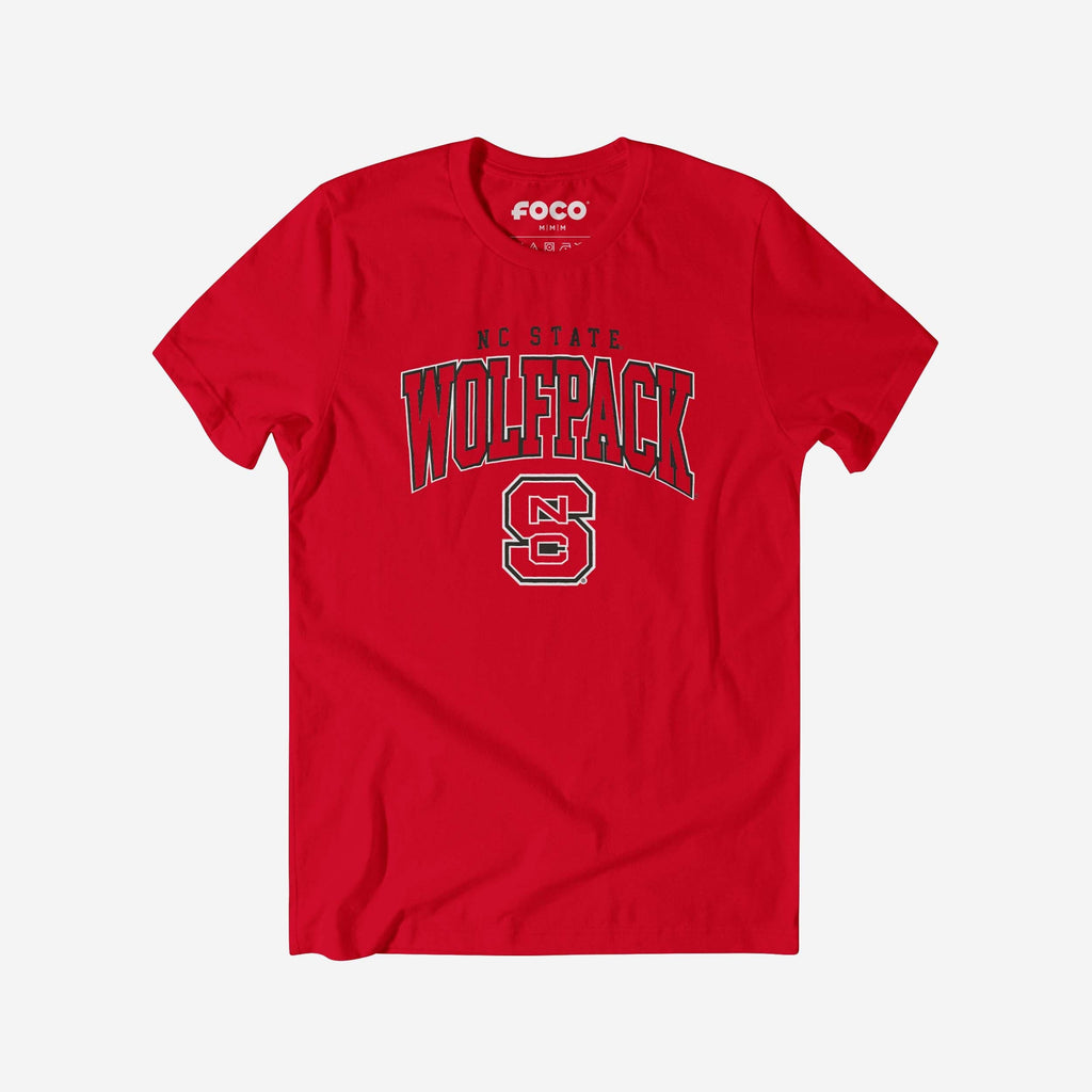 NC State Wolfpack Classic Logo T-Shirt FOCO Red S - FOCO.com