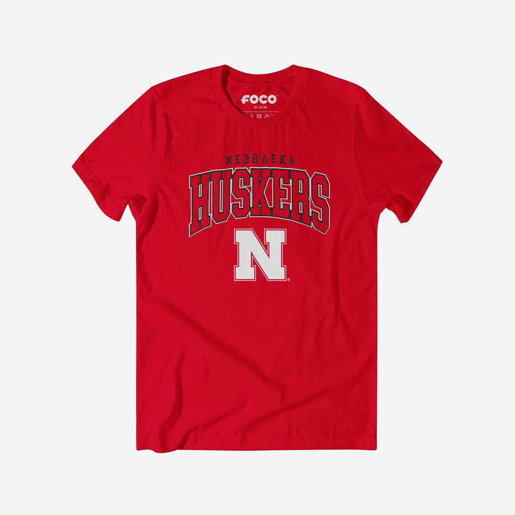 Nebraska Cornhuskers Classic Logo T-Shirt FOCO Red S - FOCO.com