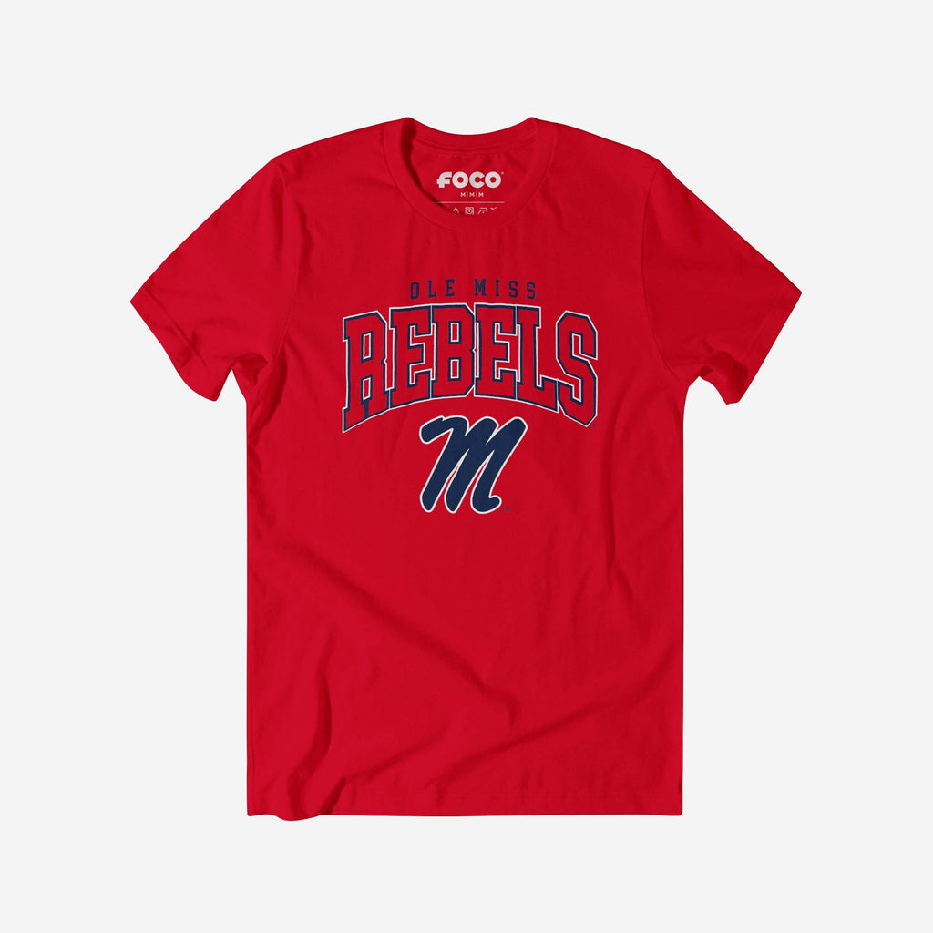 Ole Miss Rebels Classic Logo T-Shirt FOCO Red S - FOCO.com