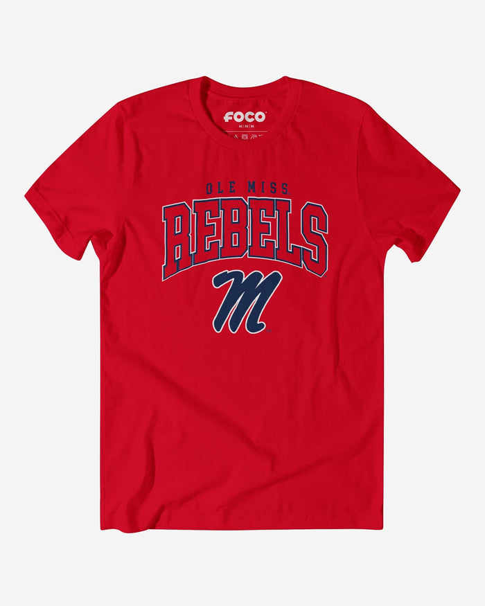 Ole Miss Rebels Classic Logo T-Shirt FOCO Red S - FOCO.com