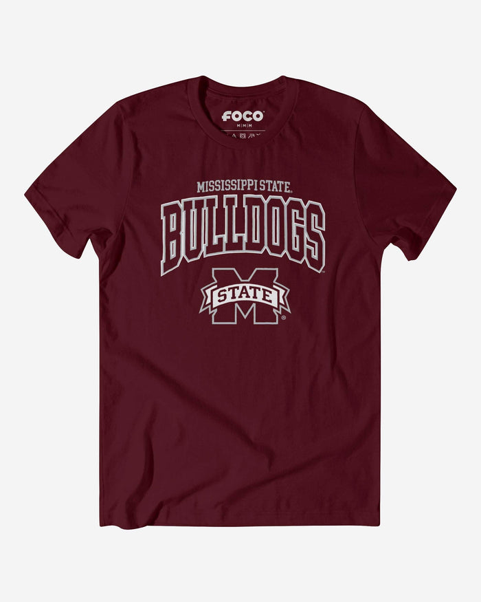 Mississippi State Bulldogs Classic Logo T-Shirt FOCO Maroon S - FOCO.com