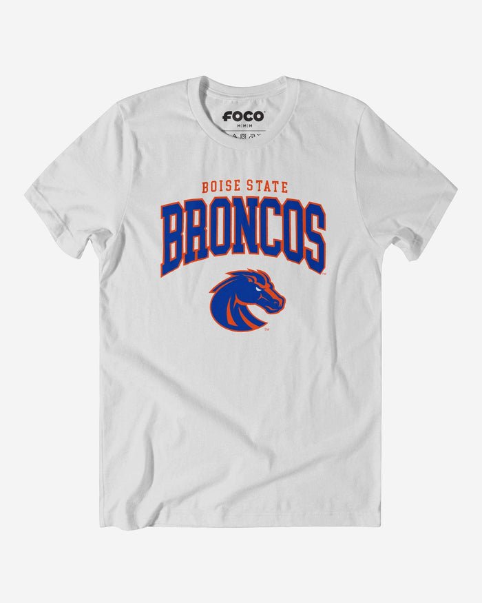 Boise State Broncos Classic Logo T-Shirt FOCO White S - FOCO.com