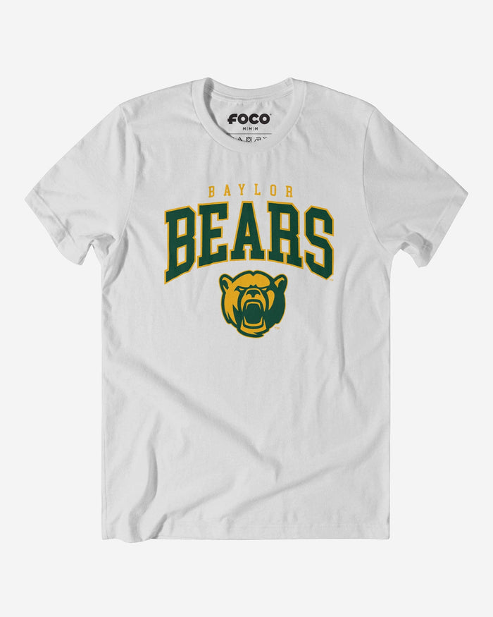 Baylor Bears Classic Logo T-Shirt FOCO White S - FOCO.com