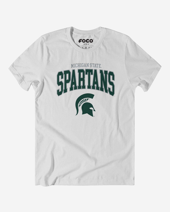 Michigan State Spartans Classic Logo T-Shirt FOCO White S - FOCO.com