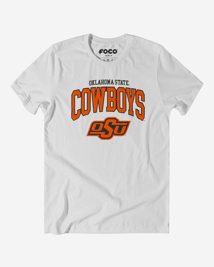 Oklahoma State Cowboys Classic Logo T-Shirt FOCO White S - FOCO.com