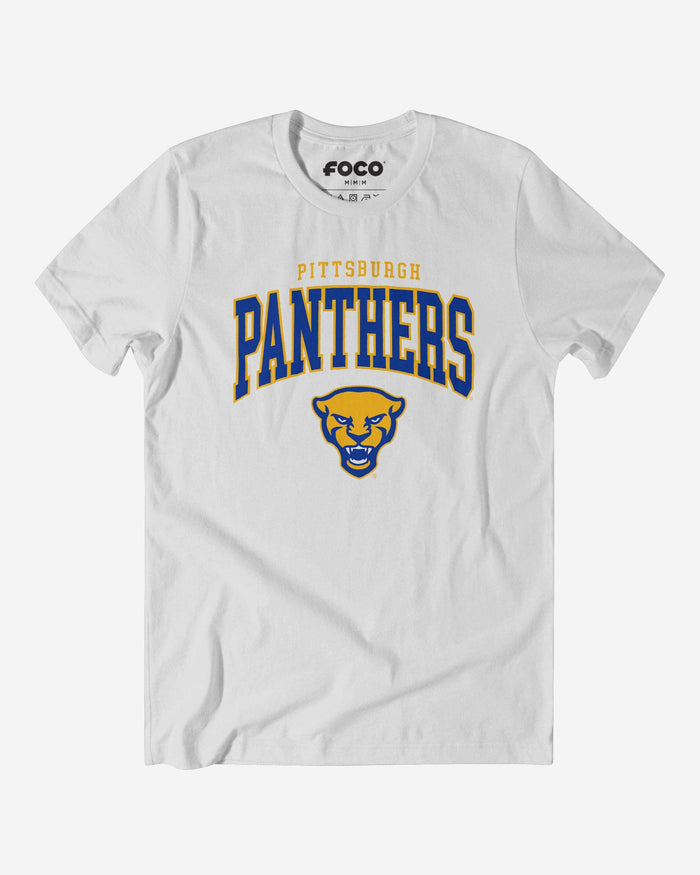 Pittsburgh Panthers Classic Logo T-Shirt FOCO White S - FOCO.com