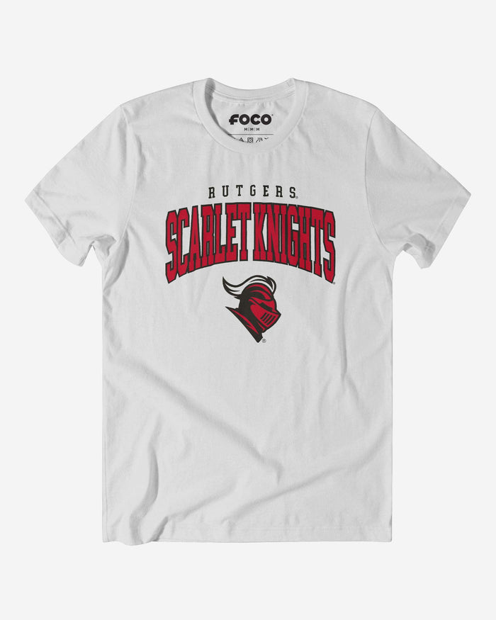 Rutgers Scarlet Knights Classic Logo T-Shirt FOCO White S - FOCO.com