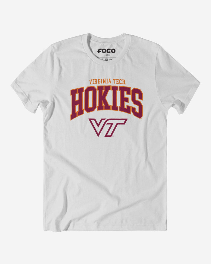 Virginia Tech Hokies Classic Logo T-Shirt FOCO White S - FOCO.com