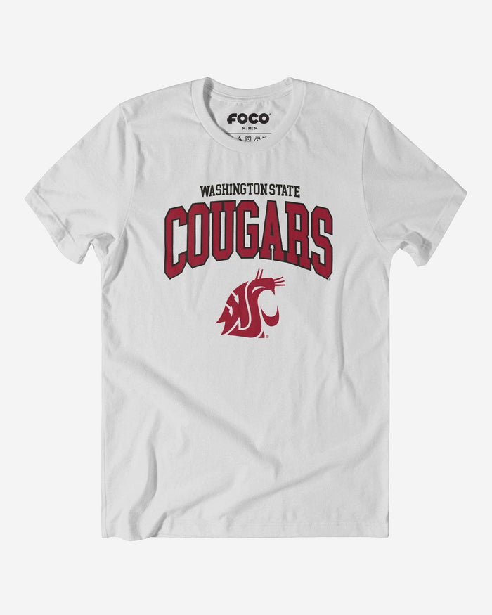 Washington State Cougars Classic Logo T-Shirt FOCO White S - FOCO.com