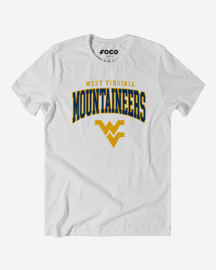 West Virginia Mountaineers Classic Logo T-Shirt FOCO White S - FOCO.com