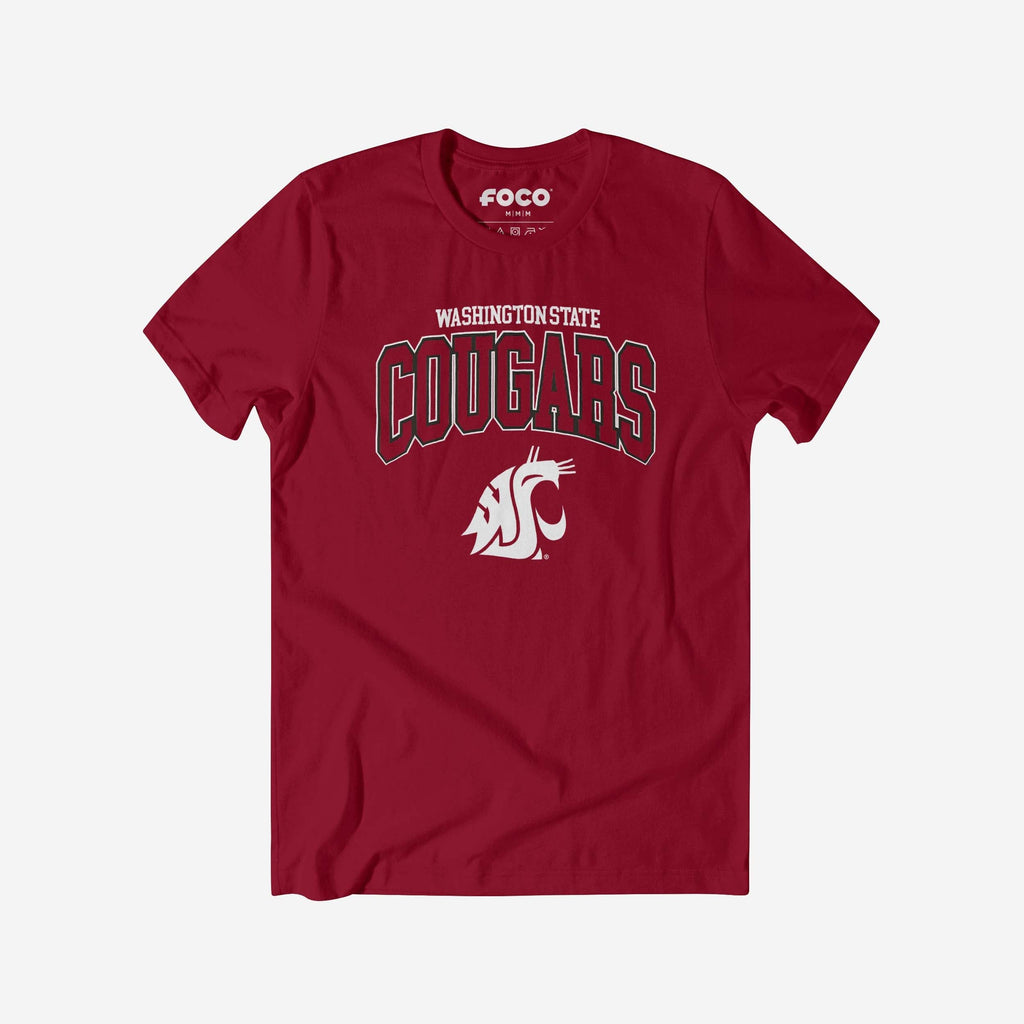 Washington State Cougars Classic Logo T-Shirt FOCO Cardinal S - FOCO.com