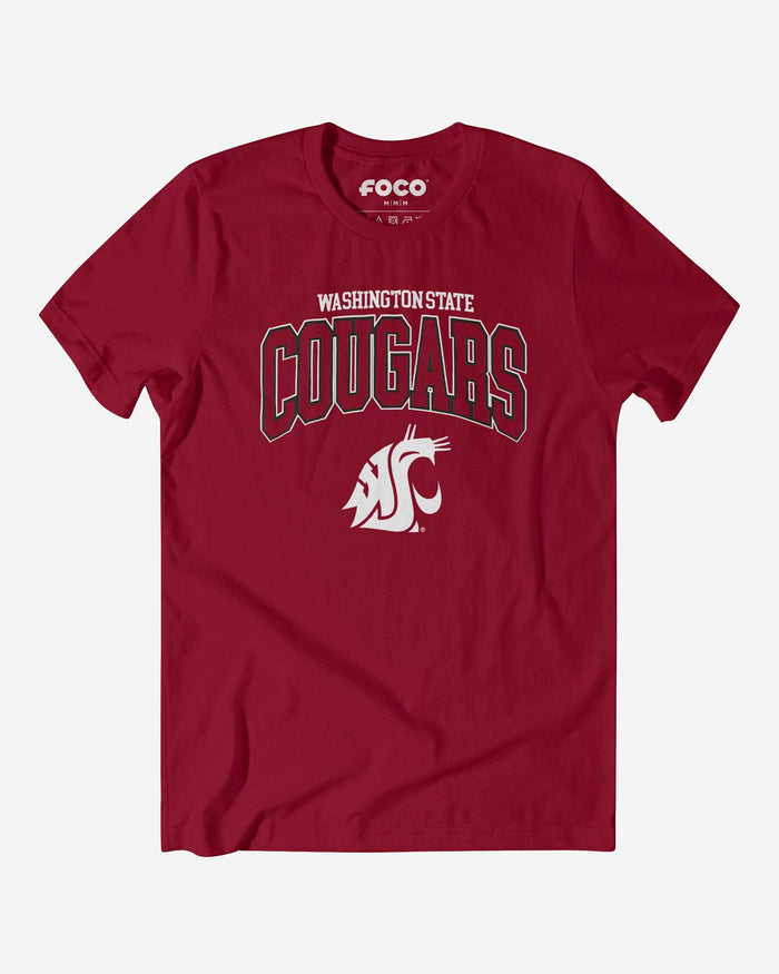 Washington State Cougars Classic Logo T-Shirt FOCO Cardinal S - FOCO.com