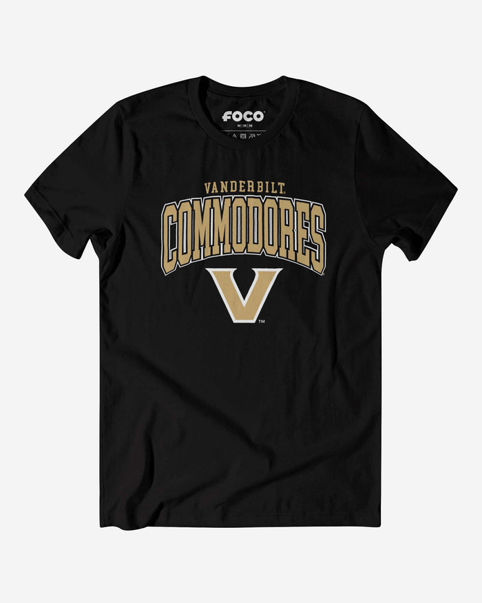 Vanderbilt Commodores Classic Logo T-Shirt FOCO Black S - FOCO.com