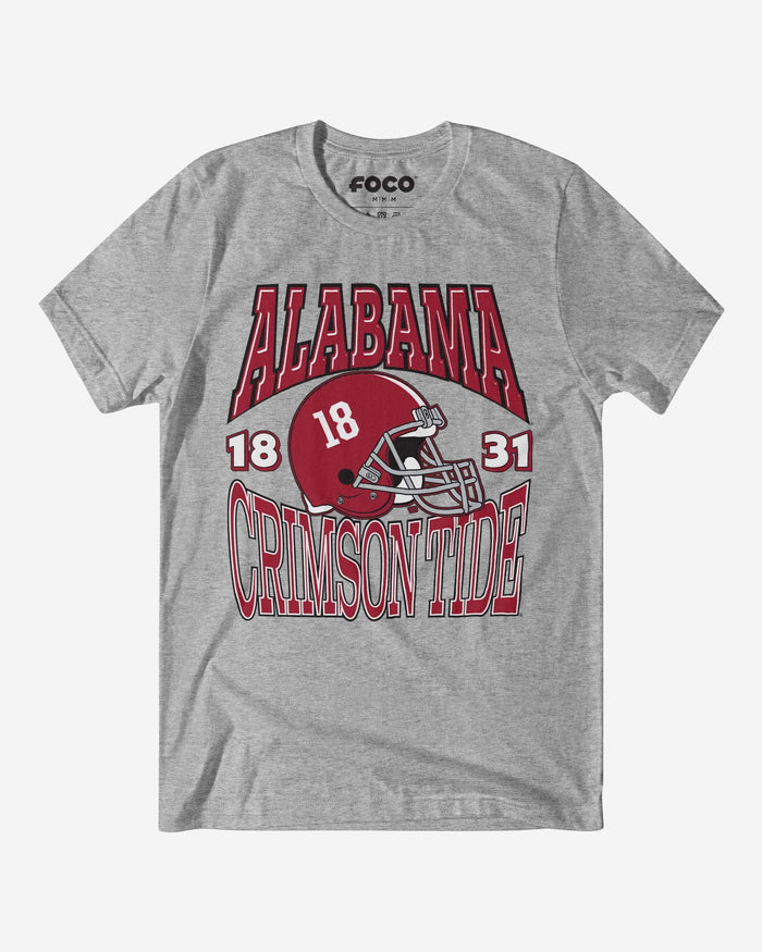 Alabama Crimson Tide Classic Team Helmet T-Shirt FOCO S - FOCO.com