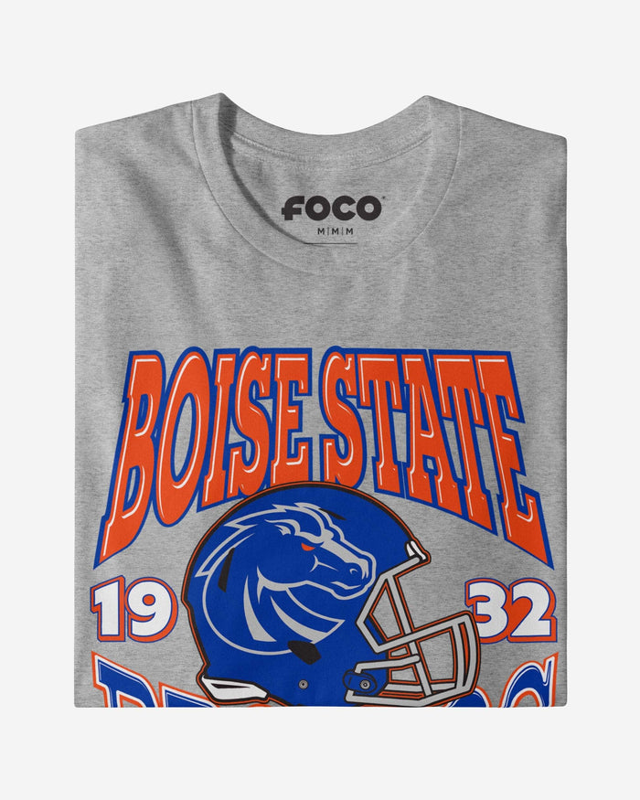 Boise State Broncos Classic Team Helmet T-Shirt FOCO - FOCO.com