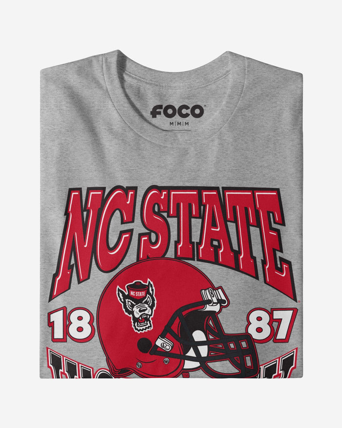 NC State Wolfpack Classic Team Helmet T-Shirt FOCO - FOCO.com