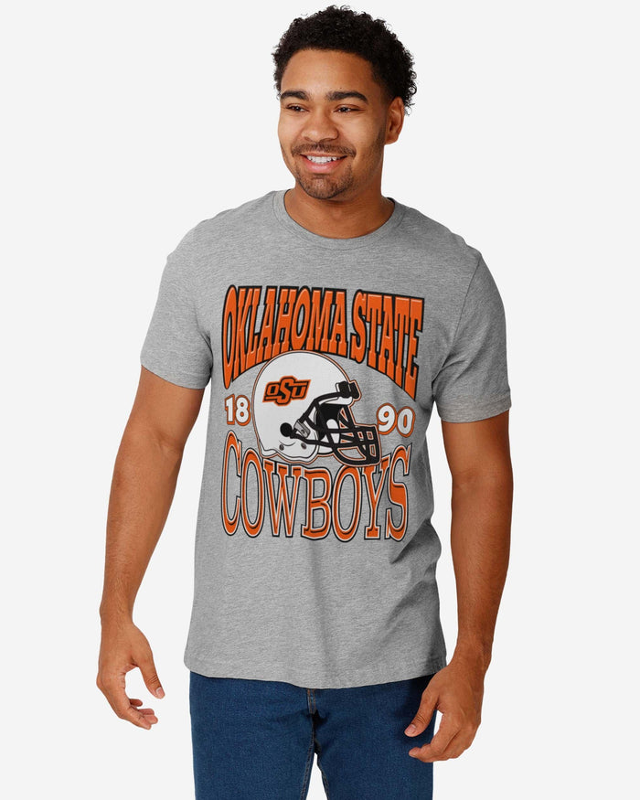 Oklahoma State Cowboys Classic Team Helmet T-Shirt FOCO - FOCO.com