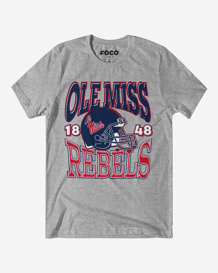 Ole Miss Rebels Classic Team Helmet T-Shirt FOCO S - FOCO.com