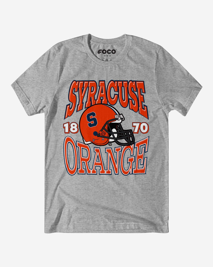 Syracuse Orange Classic Team Helmet T-Shirt FOCO S - FOCO.com