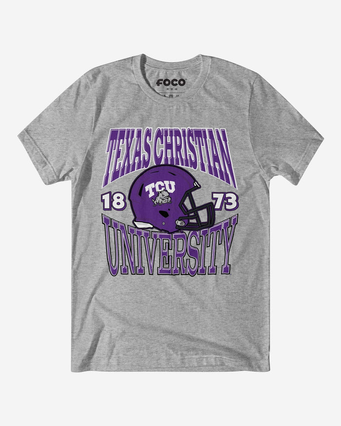 TCU Horned Frogs Classic Team Helmet T-Shirt FOCO S - FOCO.com