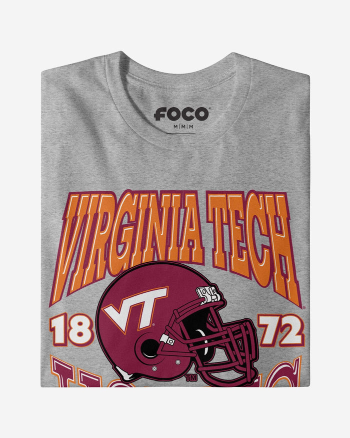 Virginia Tech Hokies Classic Team Helmet T-Shirt FOCO - FOCO.com