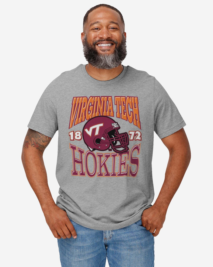 Virginia Tech Hokies Classic Team Helmet T-Shirt FOCO - FOCO.com