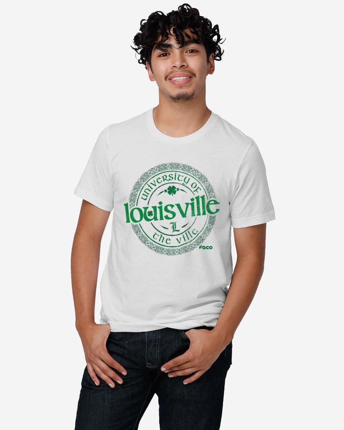 Louisville Cardinals Clover Crest T-Shirt FOCO - FOCO.com