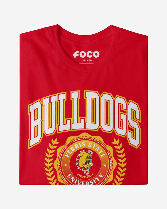 Ferris State Bulldogs Team Crest T-Shirt FOCO - FOCO.com