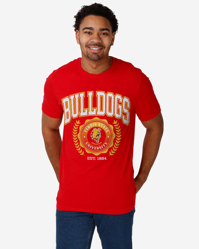 Ferris State Bulldogs Team Crest T-Shirt FOCO - FOCO.com