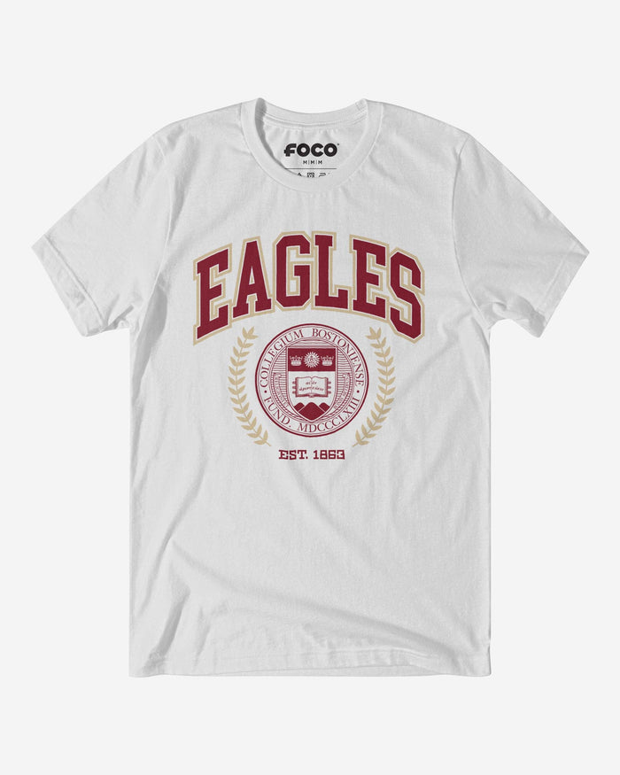 Boston College Eagles Team Crest T-Shirt FOCO White S - FOCO.com