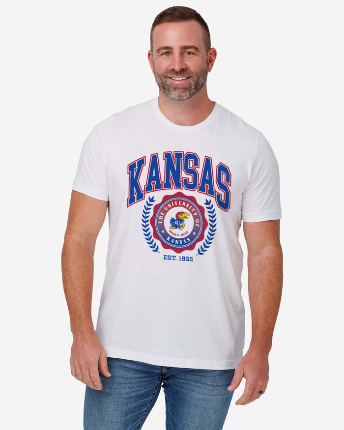 Kansas Jayhawks Team Crest T-Shirt FOCO - FOCO.com