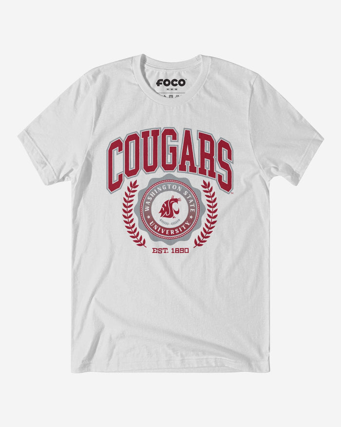 Washington State Cougars Team Crest T-Shirt FOCO White S - FOCO.com