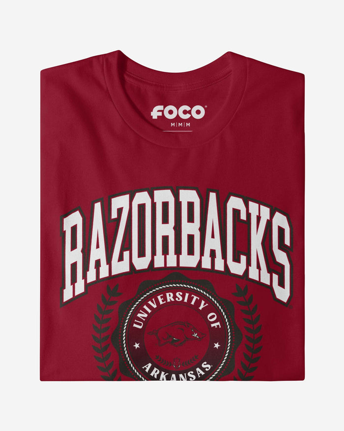 Arkansas Razorbacks Team Crest T-Shirt FOCO - FOCO.com