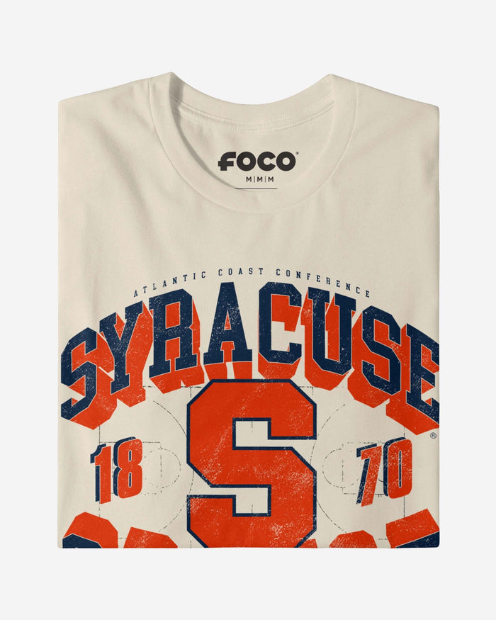 Syracuse Orange Court Arched Wordmark T-Shirt FOCO - FOCO.com