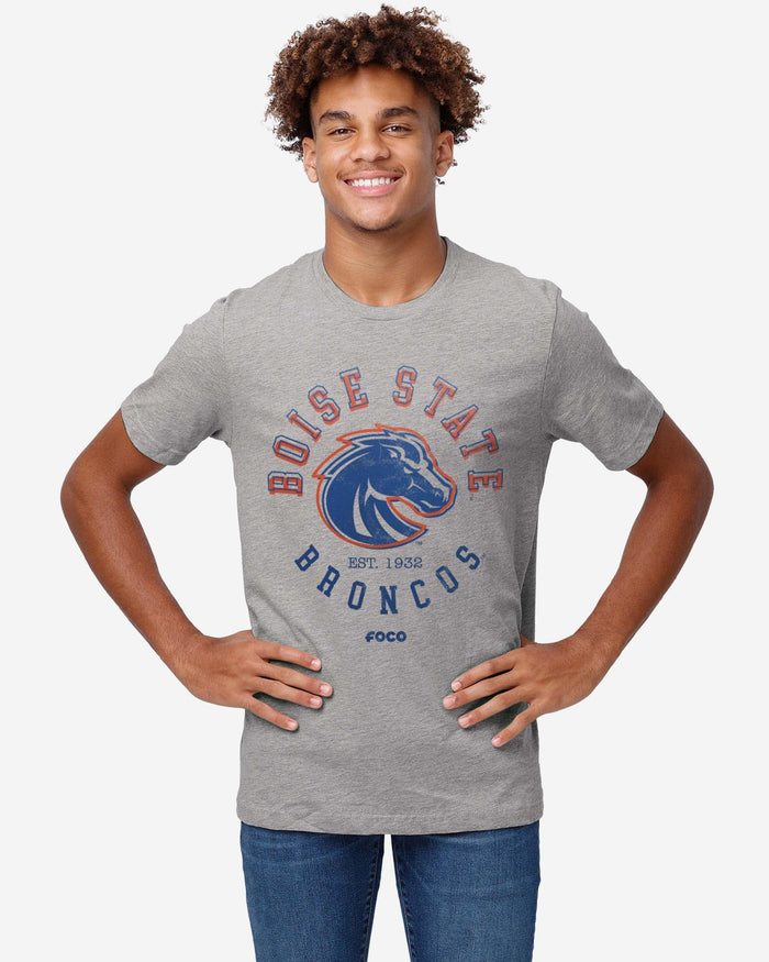 Boise State Broncos Circle Vintage T-Shirt FOCO - FOCO.com