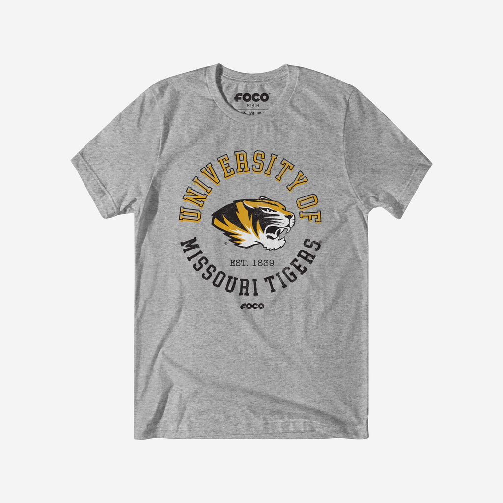 Missouri Tigers Circle Vintage T-Shirt FOCO S - FOCO.com