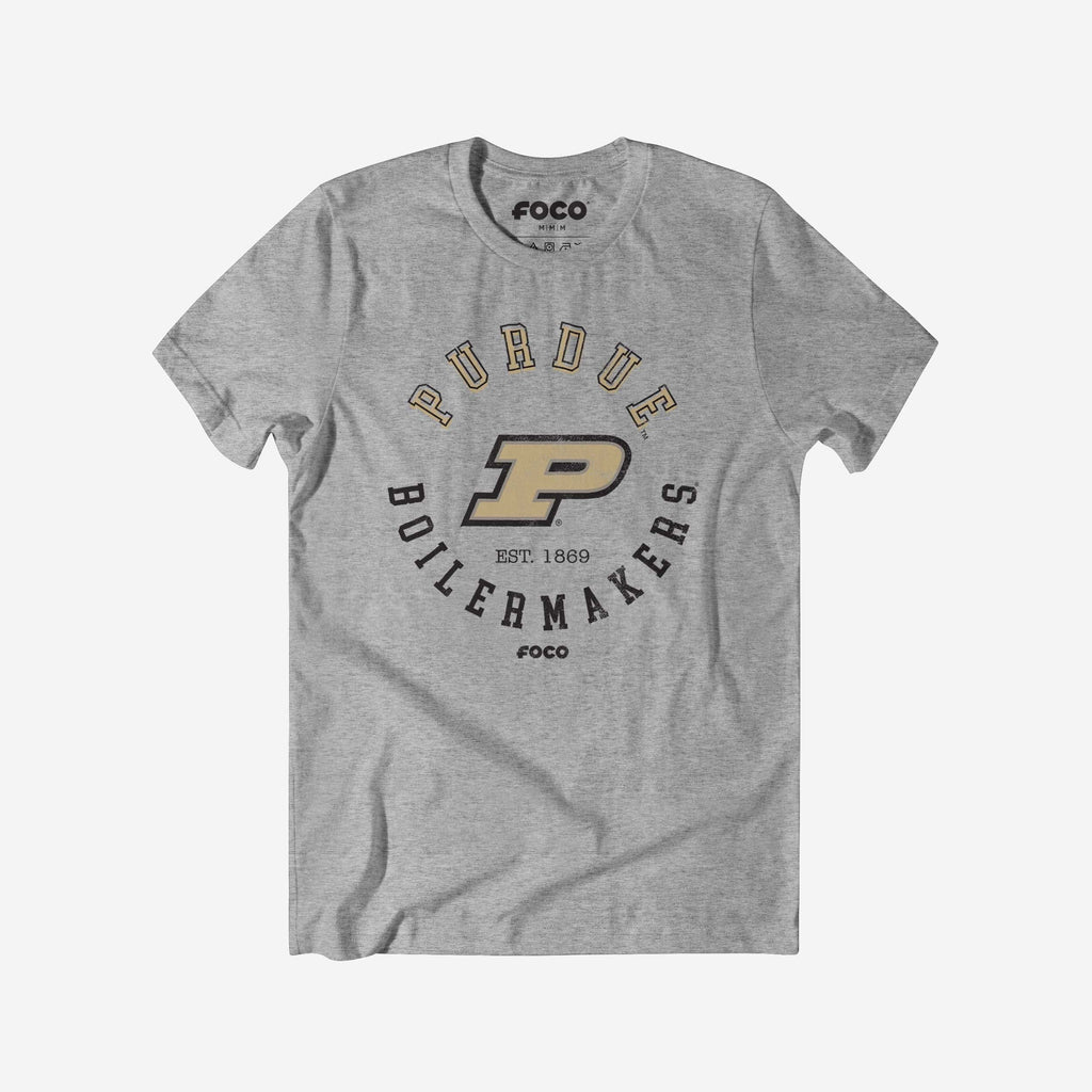 Purdue Boilermakers Circle Vintage T-Shirt FOCO S - FOCO.com