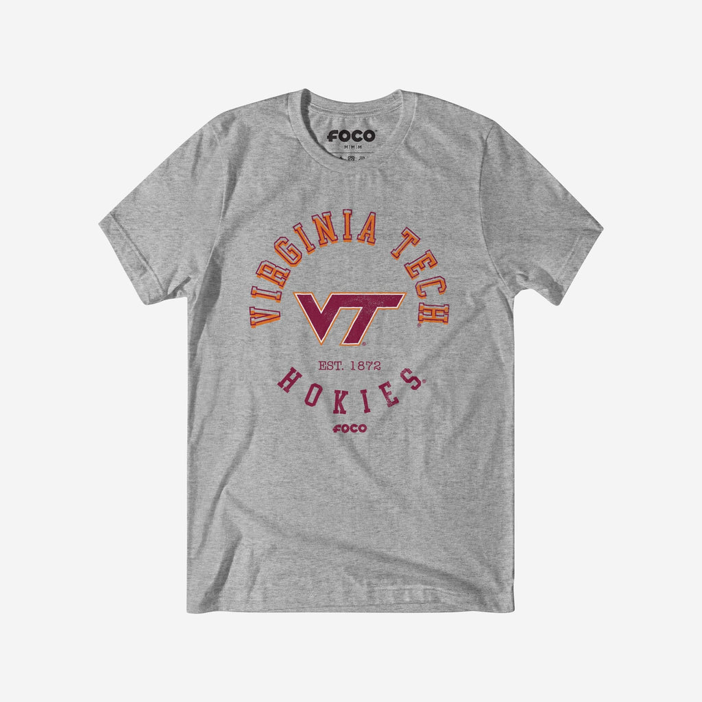 Virginia Tech Hokies Circle Vintage T-Shirt FOCO S - FOCO.com