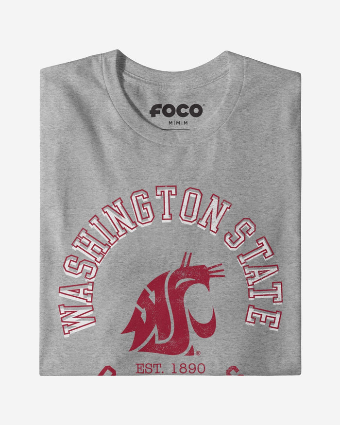 Washington State Cougars Circle Vintage T-Shirt FOCO - FOCO.com