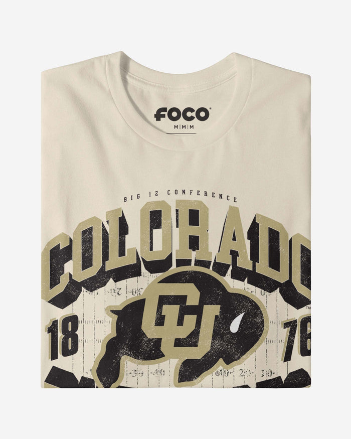 Colorado Buffaloes Field Arched Wordmark T-Shirt FOCO - FOCO.com