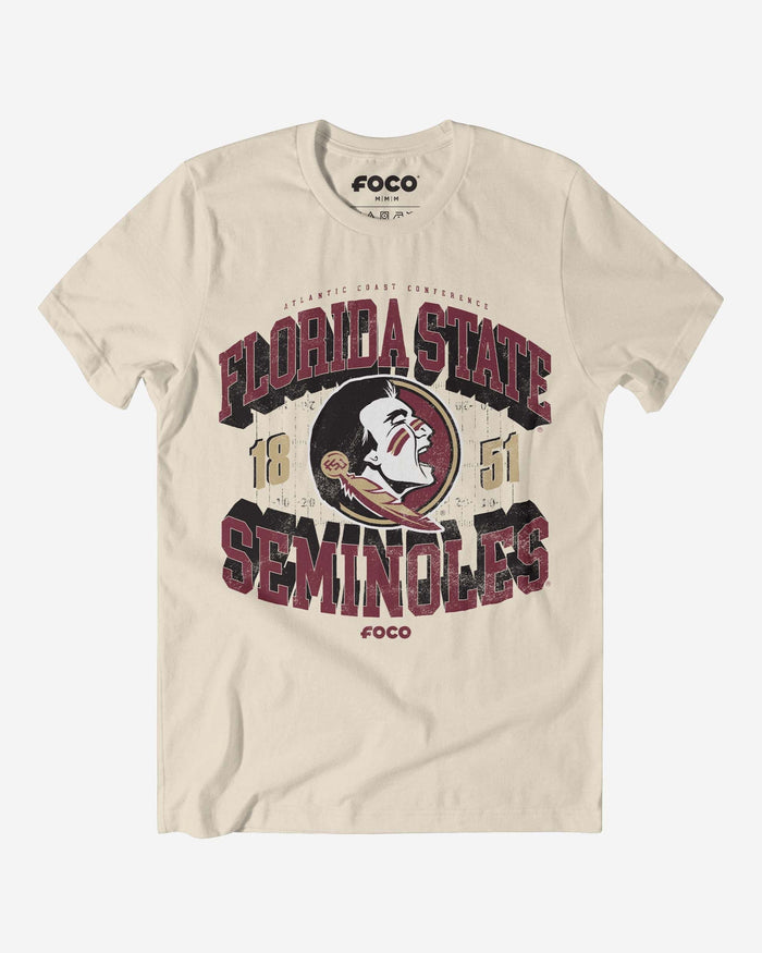 Florida State Seminoles Field Arched Wordmark T-Shirt FOCO S - FOCO.com