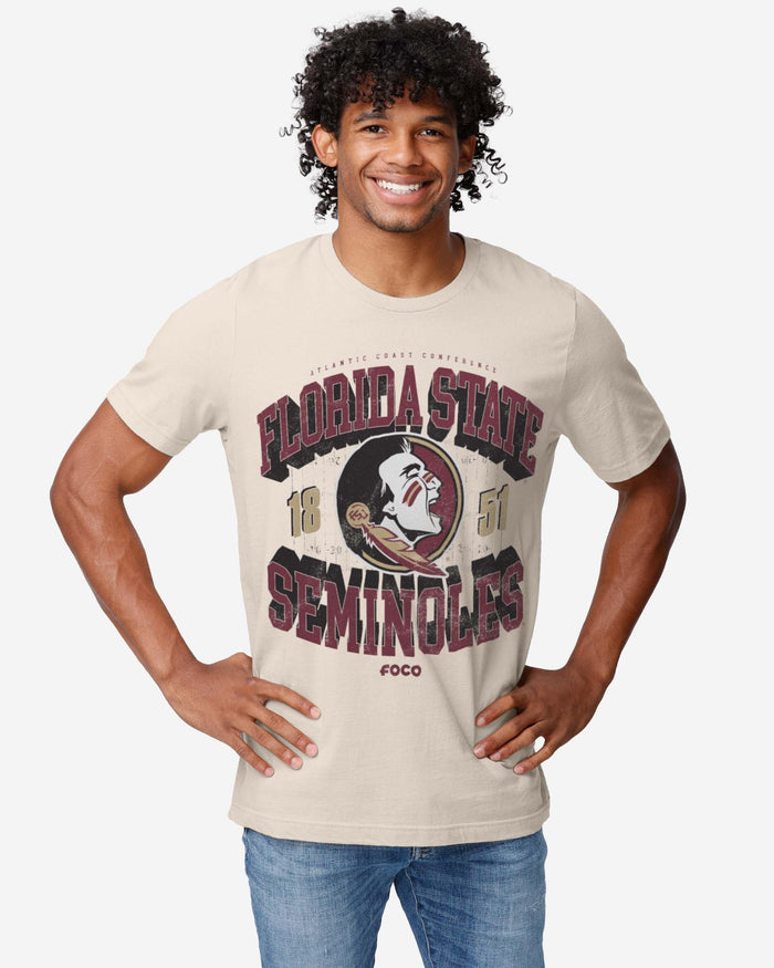 Florida State Seminoles Field Arched Wordmark T-Shirt FOCO - FOCO.com