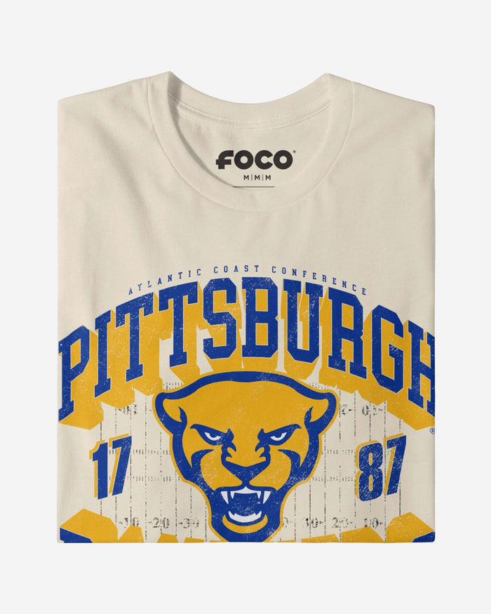 Pittsburgh Panthers Field Arched Wordmark T-Shirt FOCO - FOCO.com