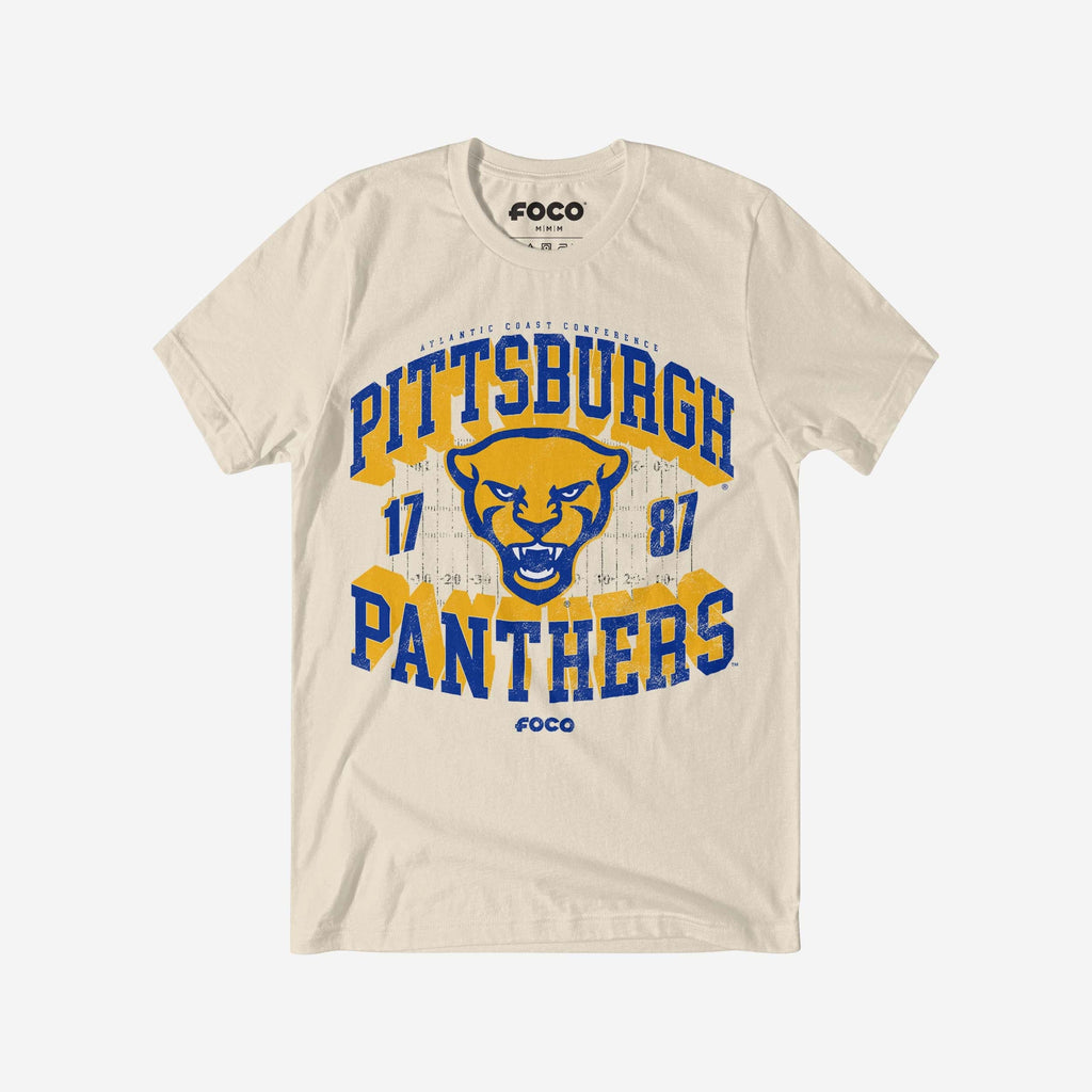 Pittsburgh Panthers Field Arched Wordmark T-Shirt FOCO S - FOCO.com