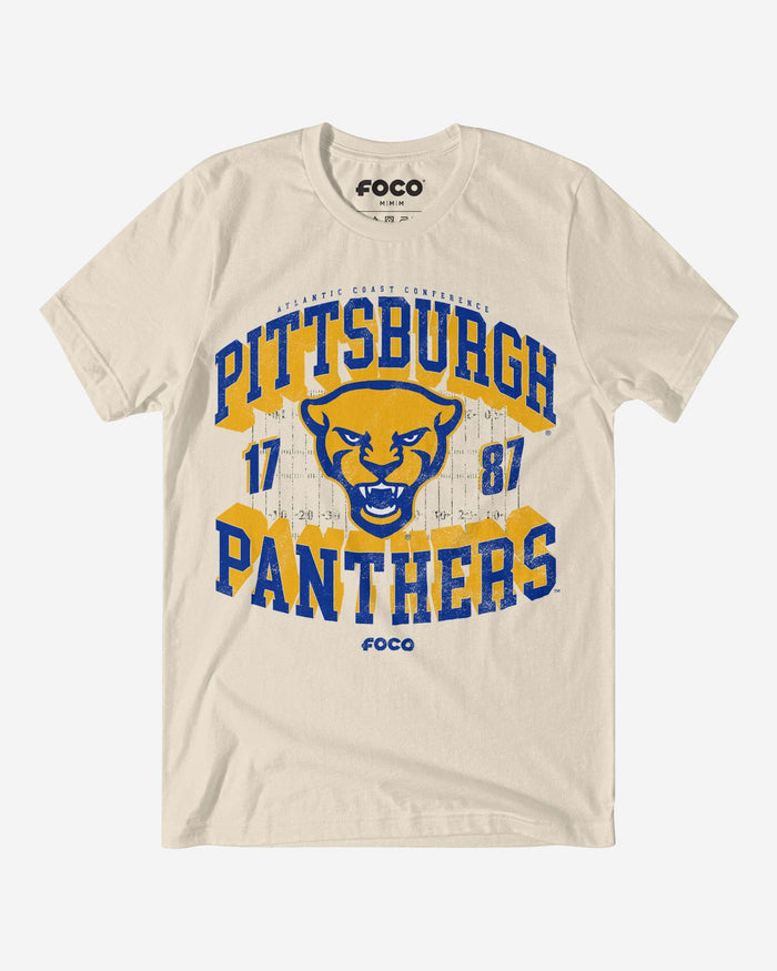 Pittsburgh Panthers Field Arched Wordmark T-Shirt FOCO S - FOCO.com